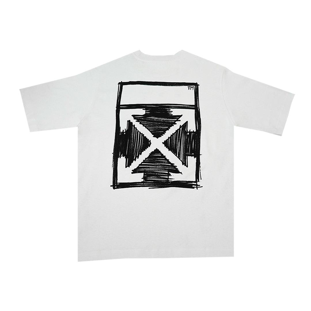 Negative Mark S/S Skate Tee White Black