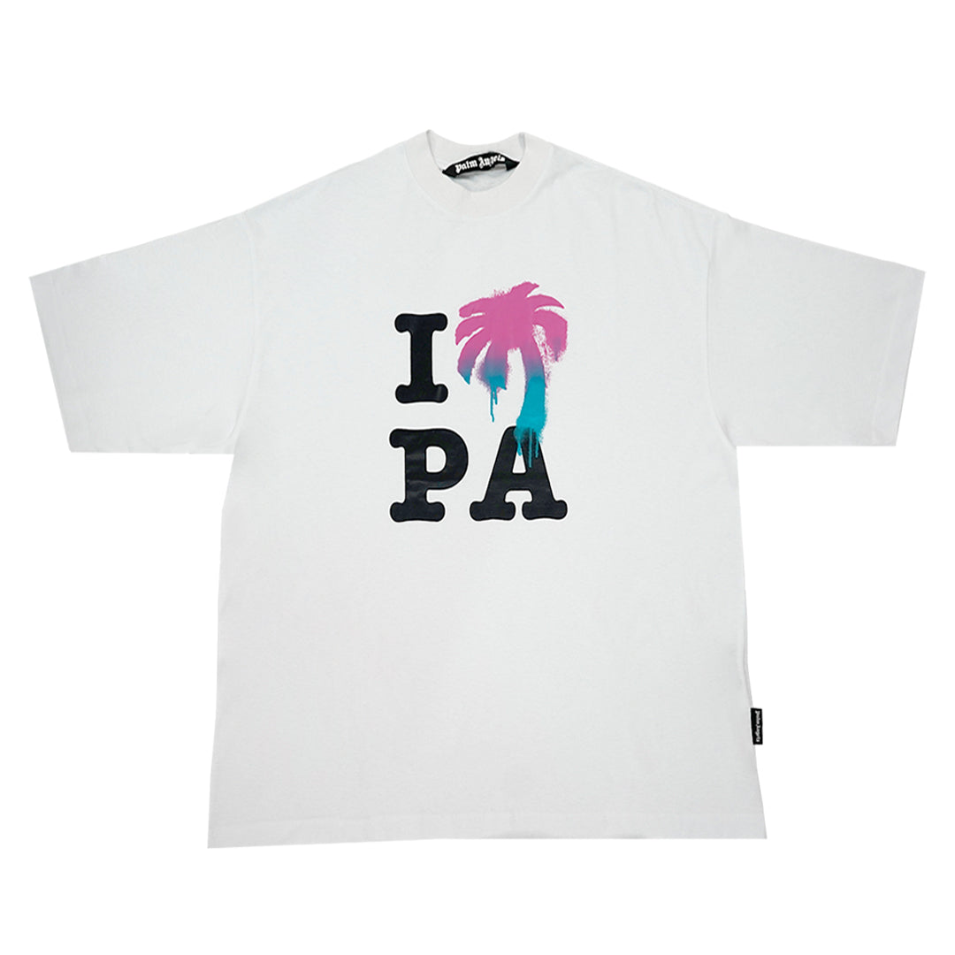 I love PA print tee multicolor