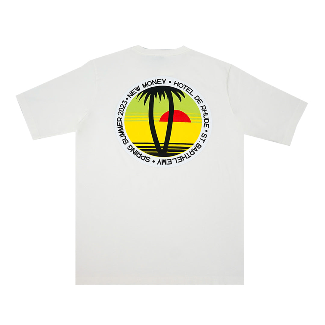 Rhude T-Shirt Off White 1605