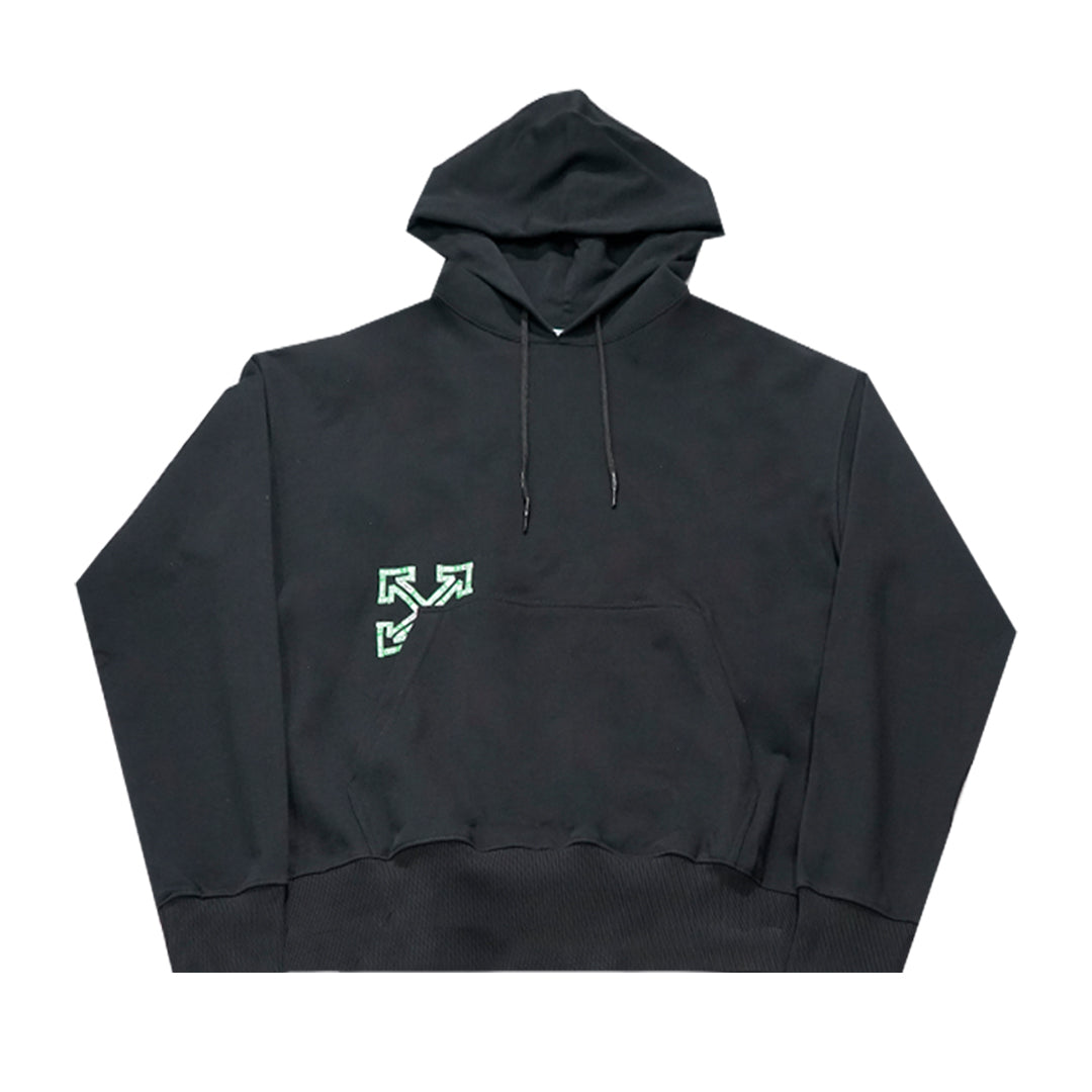 Remove Arrow Hoodie Black Green