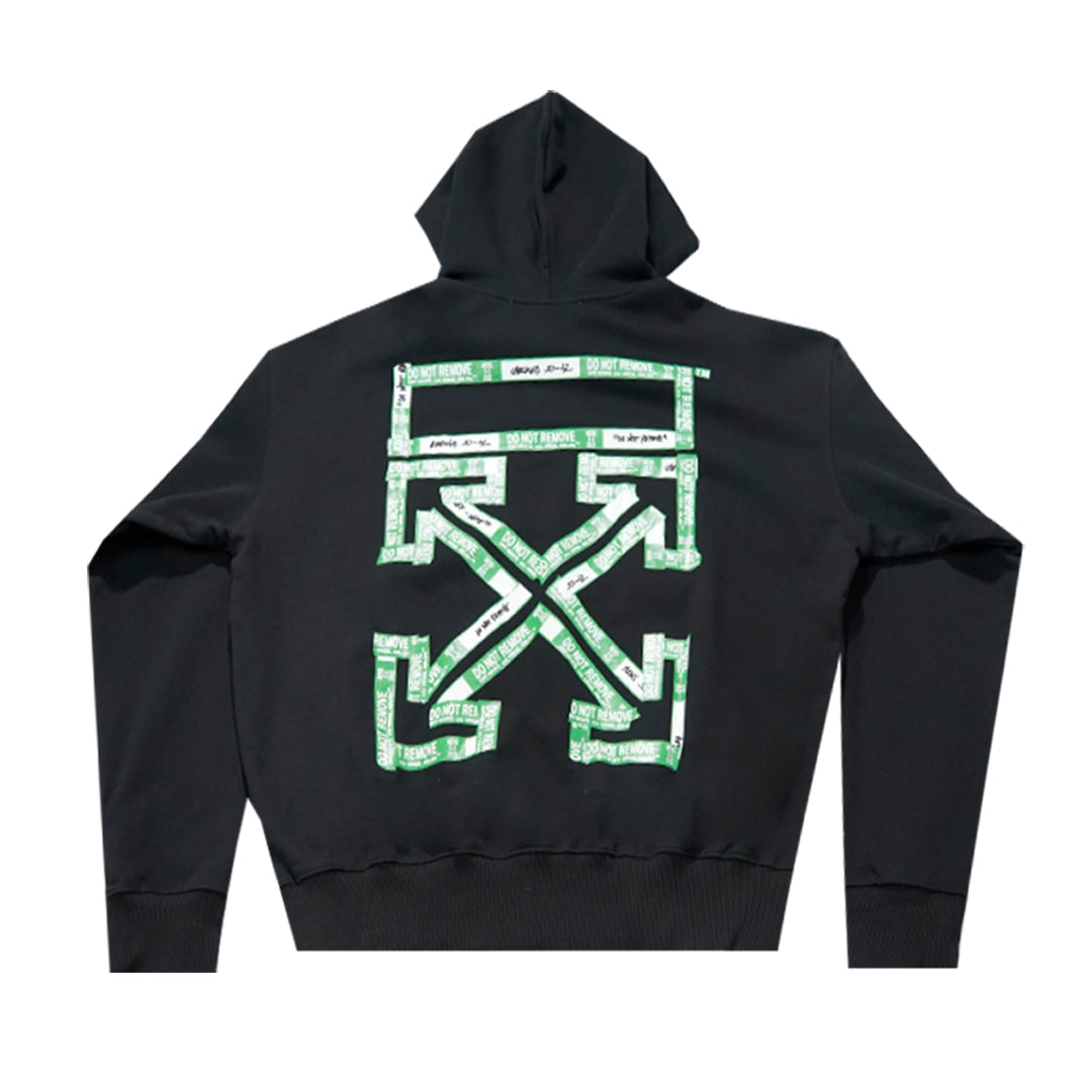 Remove Arrow Hoodie Black Green