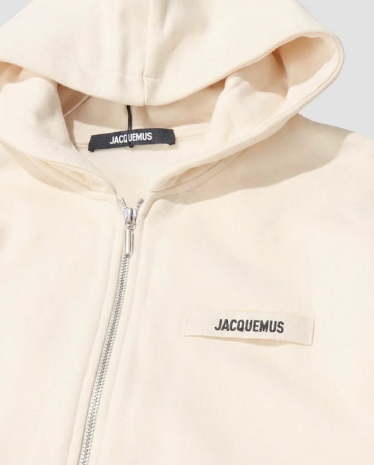 HOODIE GROS GRAIN ZIPPED