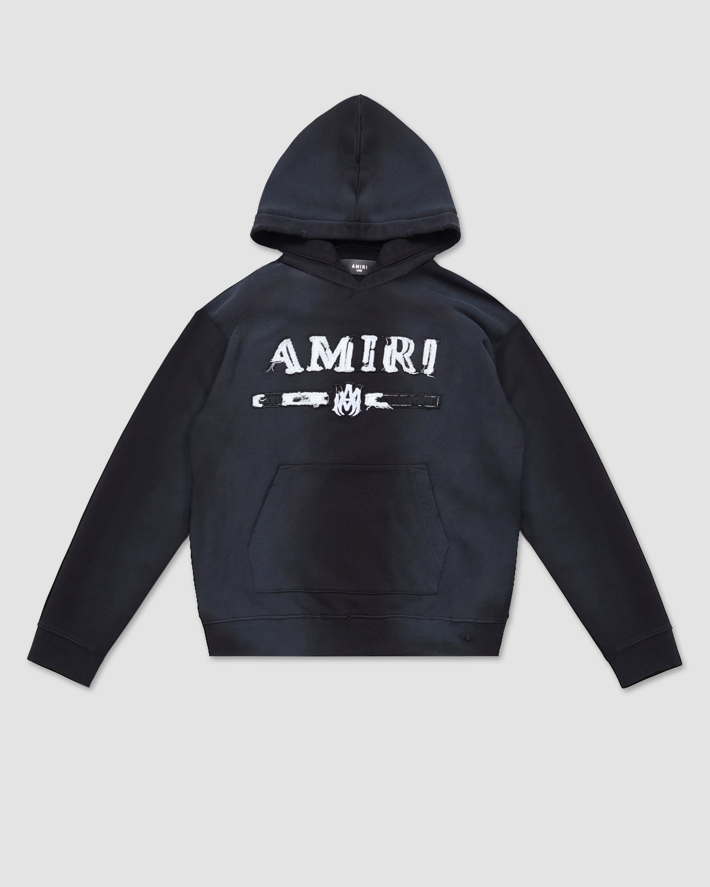 Sudadera con capucha de punto de algodón Hollywood en negro