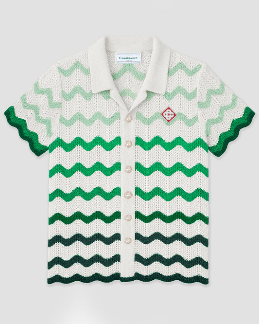 Set Casa Blanca - Wavy gradient crochet