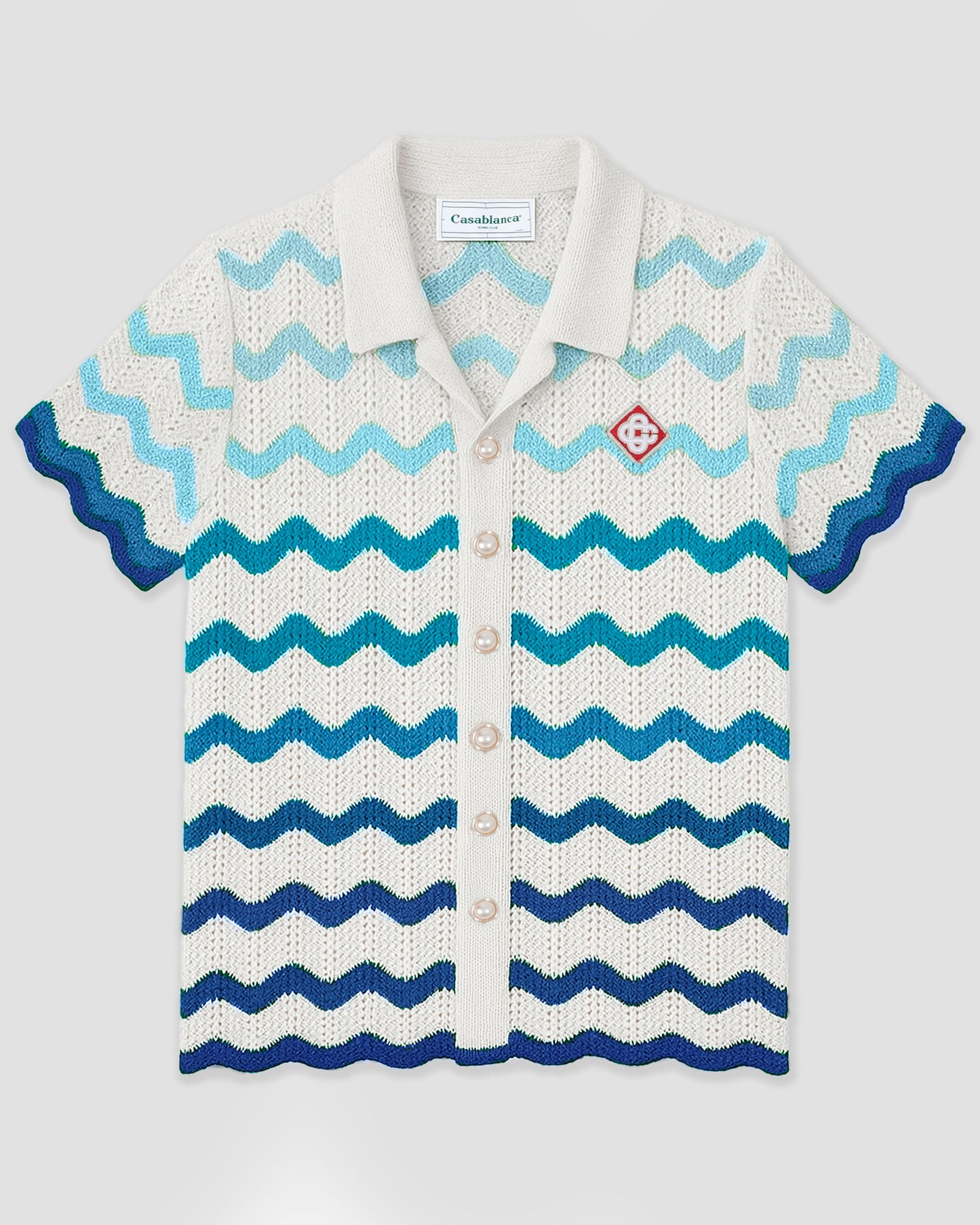 Set Casa Blanca - Wavy gradient crochet