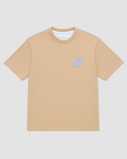 Logo Patch Polo T-Shirt Moncler
