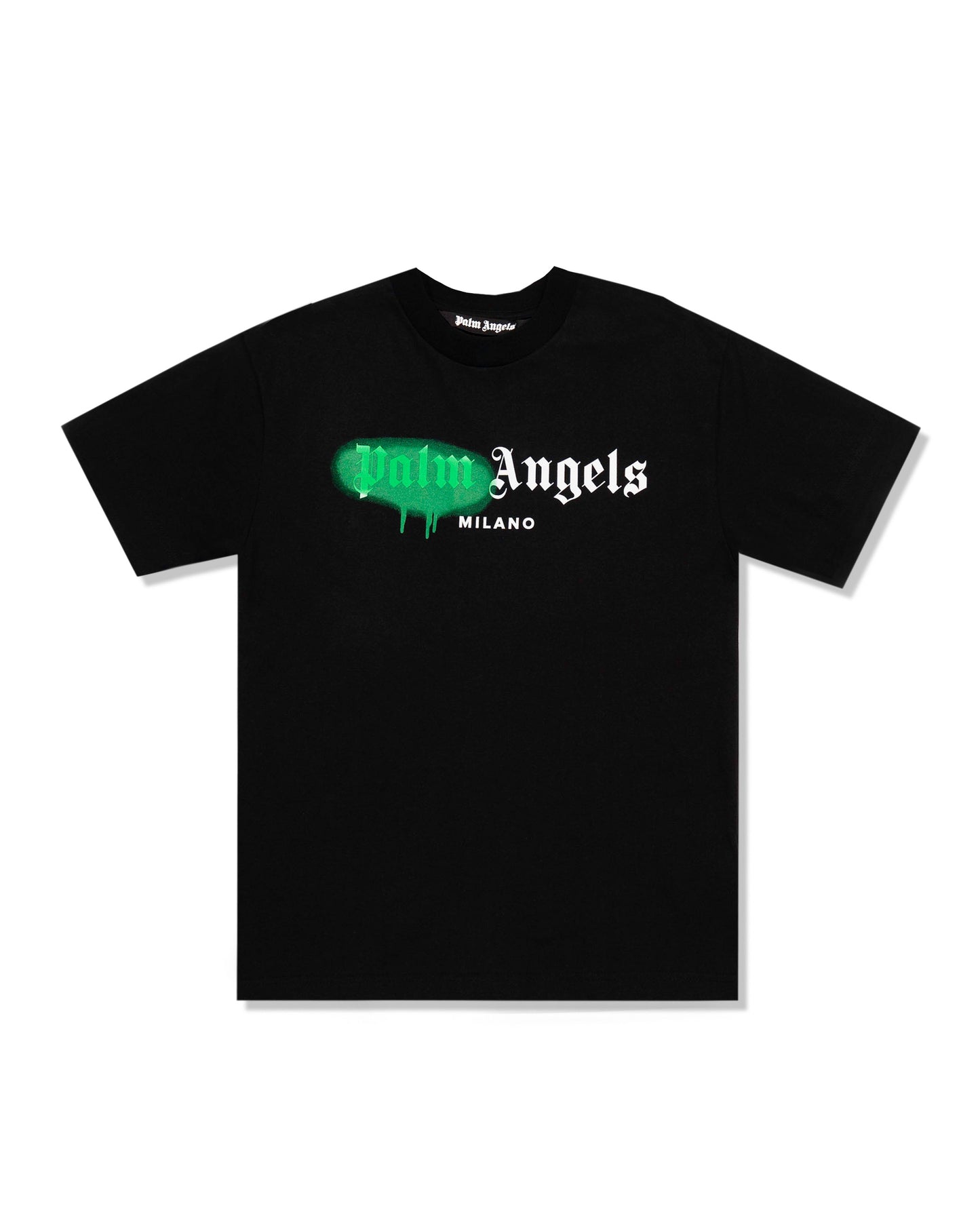 Milano Spray Paint Logo Zwart T-Shirt