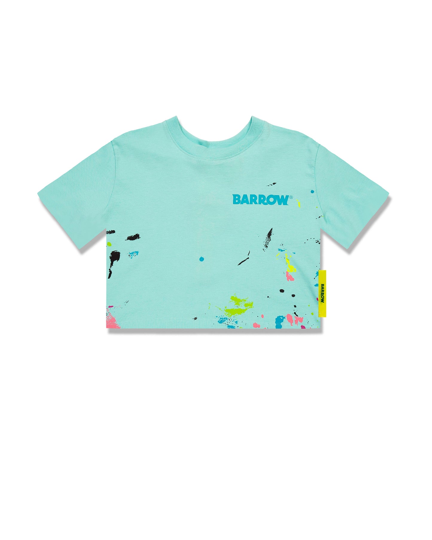 Barrow Paint T-Shirt Turquoise Woman