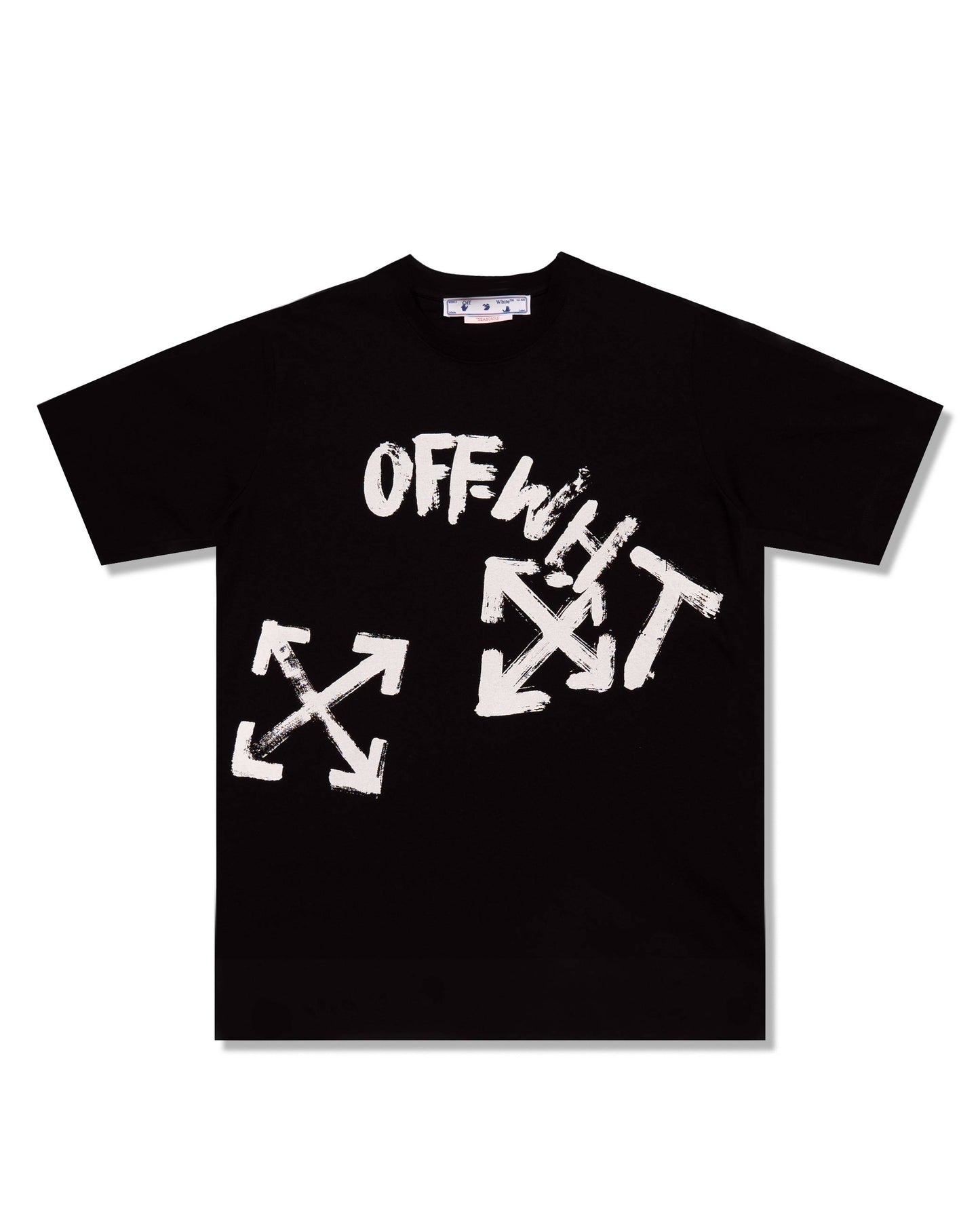 Graffiti White T-Shirt Black