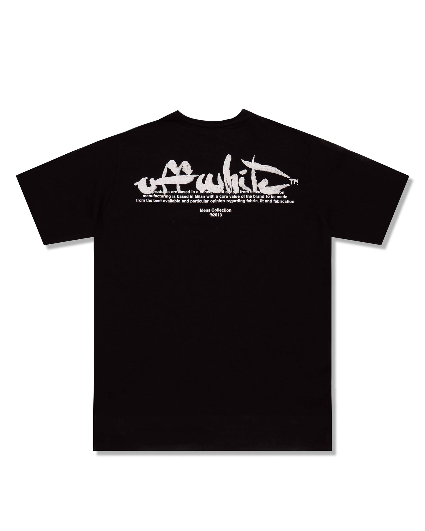 Graffiti White T-Shirt Black