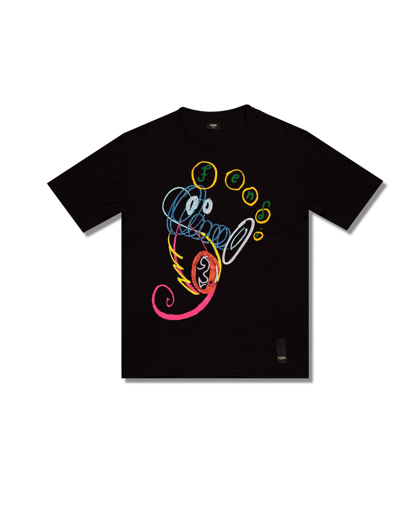 Noel Fielding Seahorse T-Shirt 'Nero'