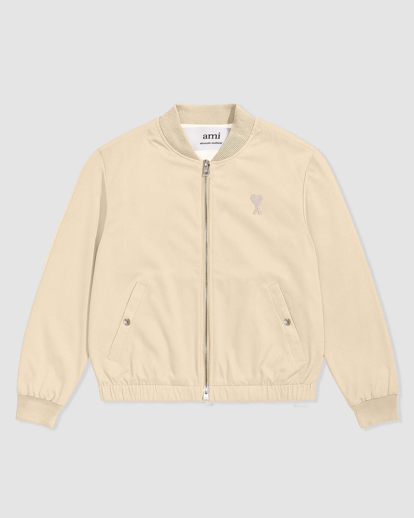 Ami Zipped Bomber Jacket