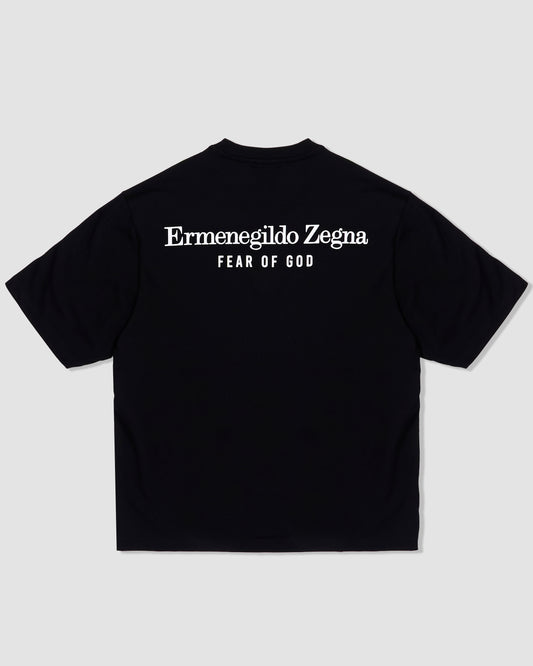 Sudadera con capucha de punto de algodón Hollywood en negro