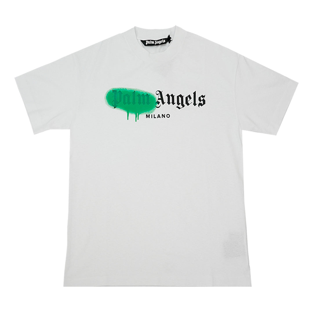 Milano Logo tee white multicolor green