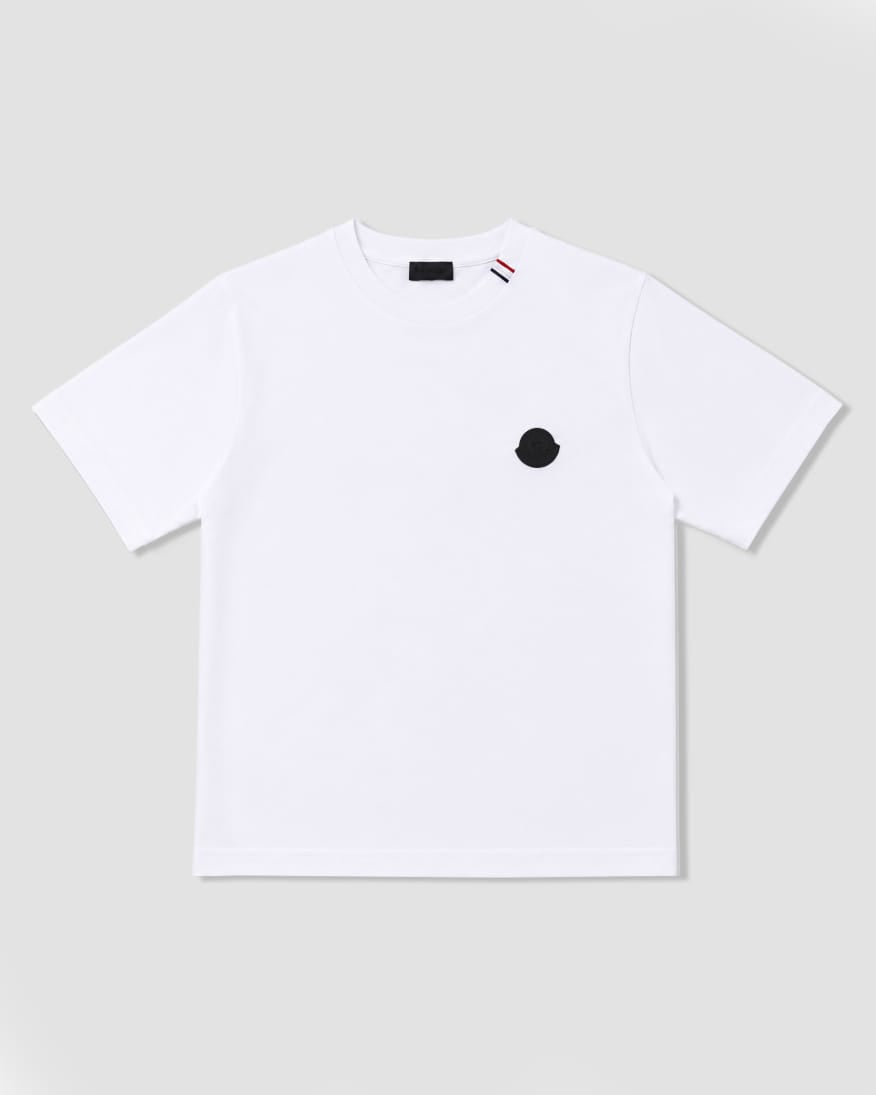Moncle Cotton Logo NegroT-Shirt