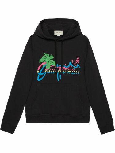 Hawaii Hoodie Black Multicolors