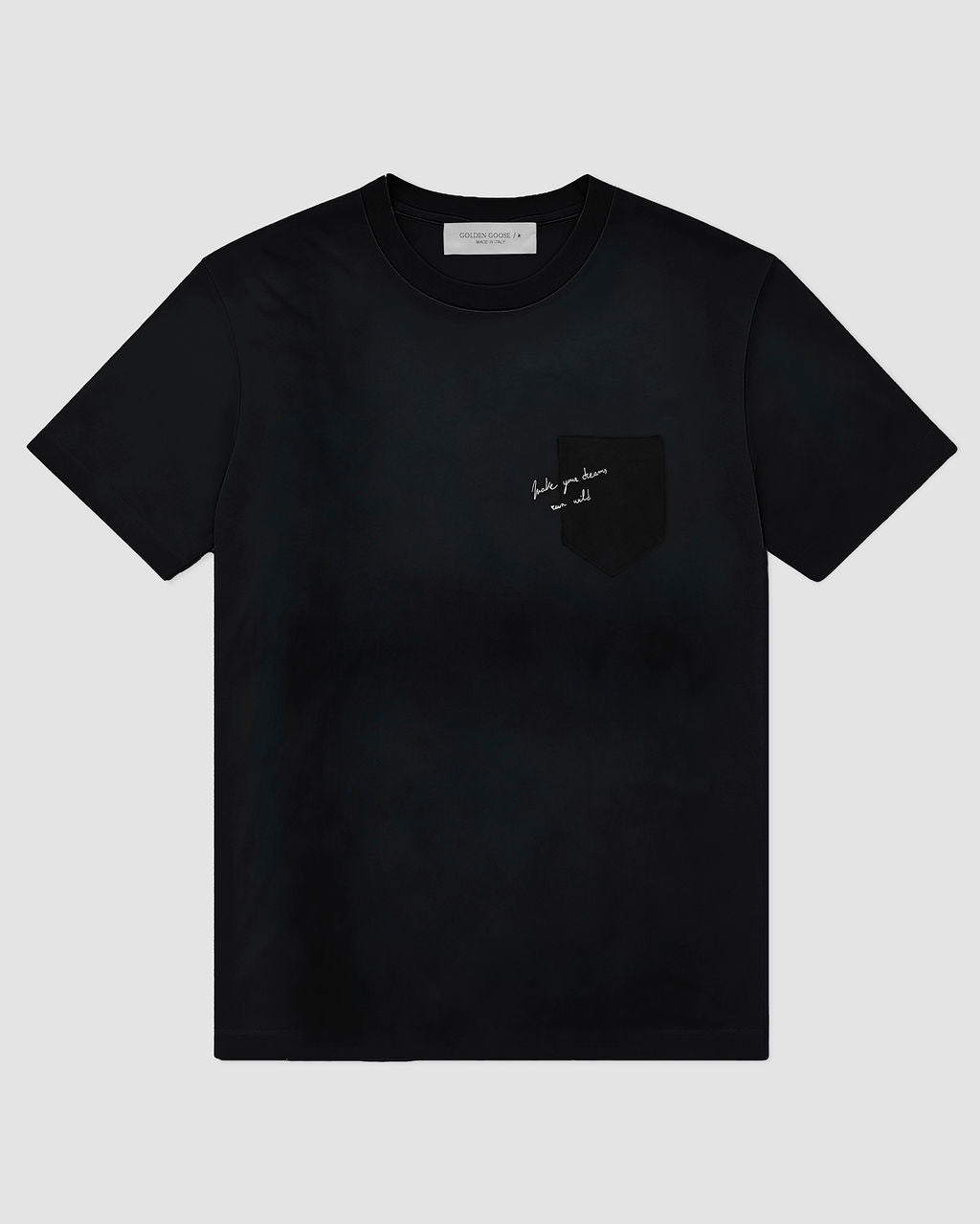 Camiseta De Jersey De Algodón Negra
