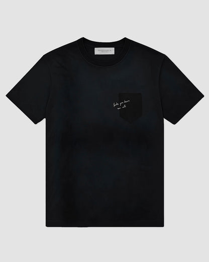 Camiseta De Jersey De Algodón Negra