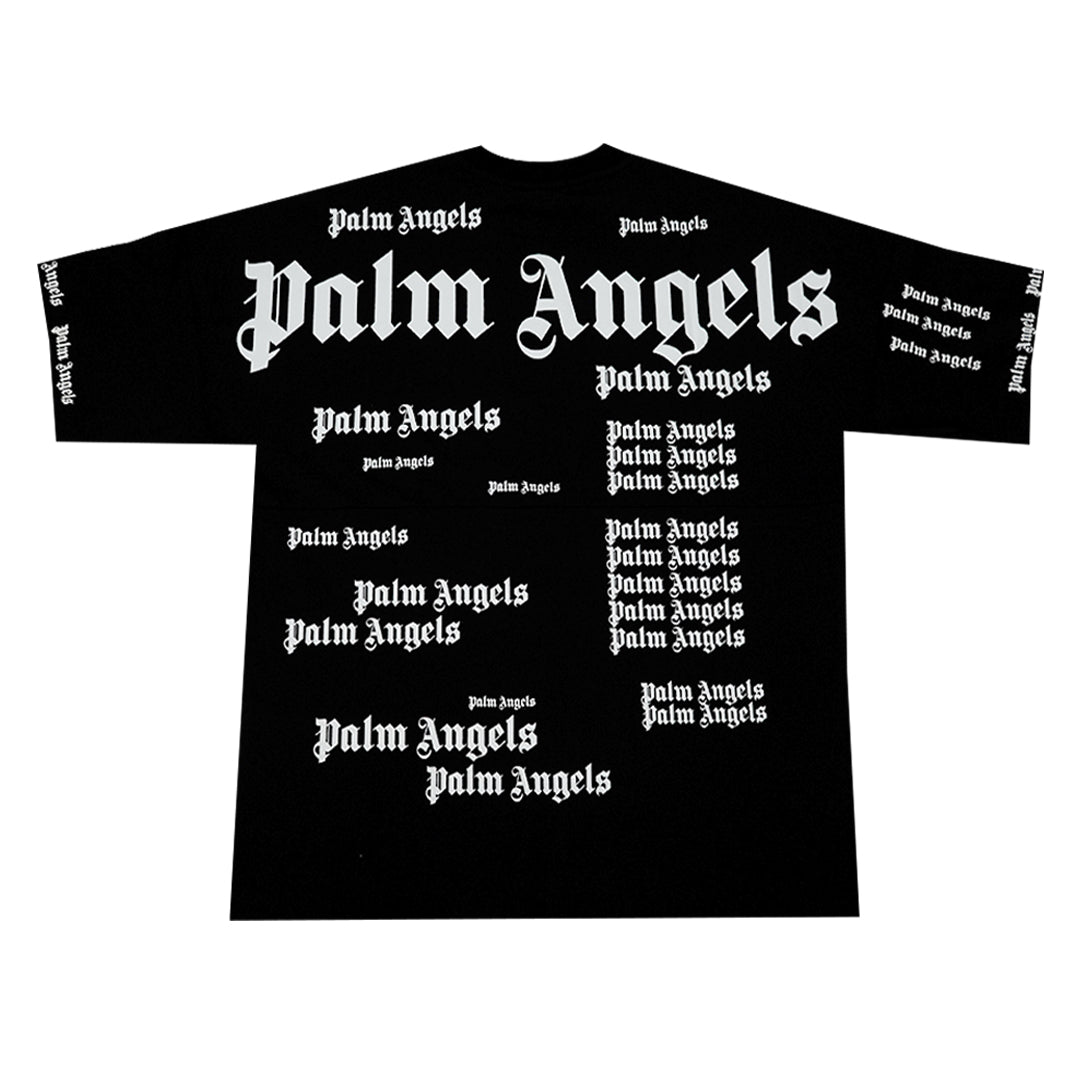 Palm Angels ultra logo tee black white