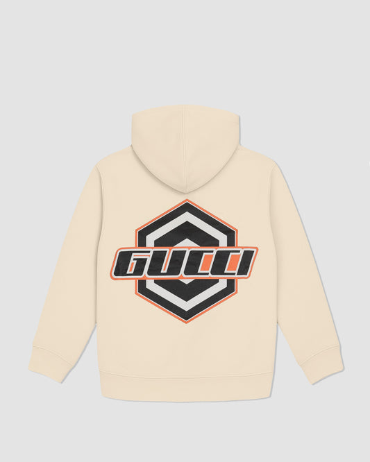 Sudadera con capucha con estampado de espejo 