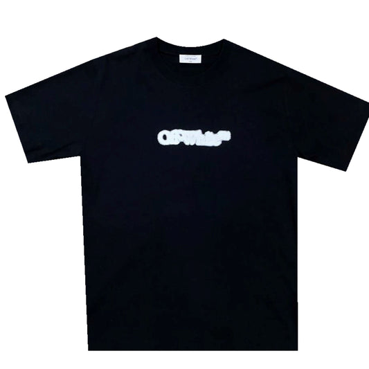 T-Shirt Blurred Logo Print