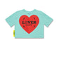 Heart T-Shirt Turquoise