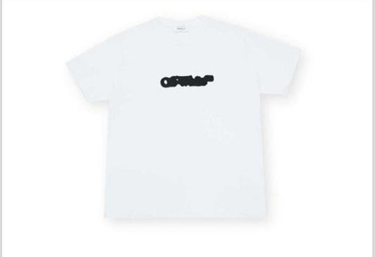 T-Shirt Blurred Logo Print