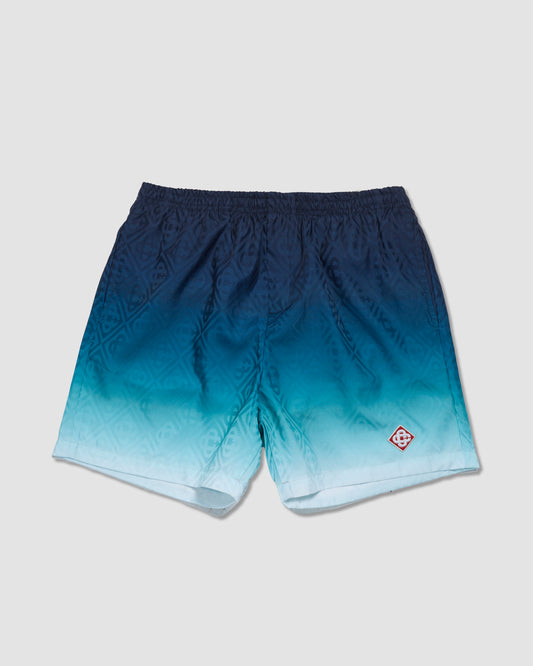 CB Jacquard Printed Swim Short Logo