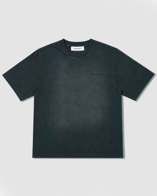 Camiseta De Jersey De Algodón Negra