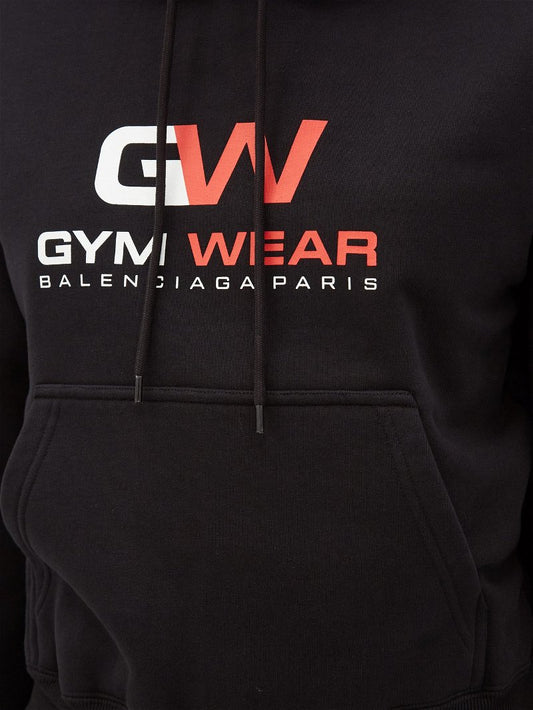 Sudadera con capucha Gym Wear Negra