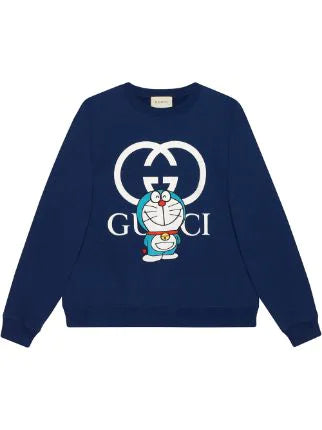 Gucci x Doraemon Logo Print Sweatshirt