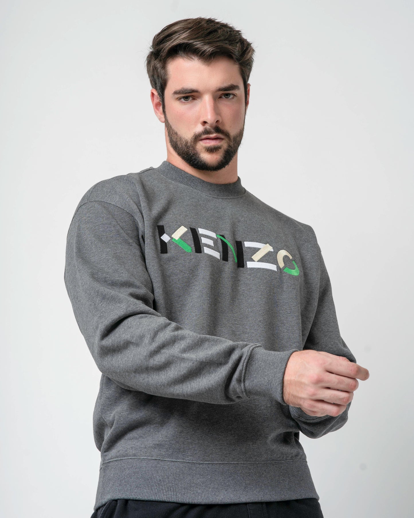 Kenzo Logo Multicolor Oversize Sweater