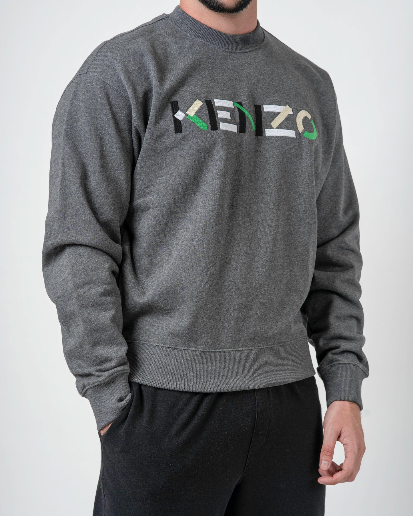 Kenzo Logo Multicolor Oversize Sweater